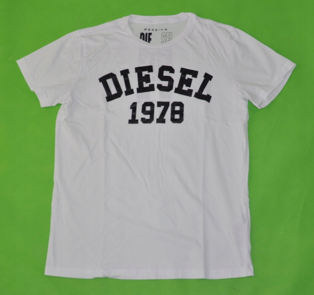 DIESEL koszulka męska biała T-shirt M