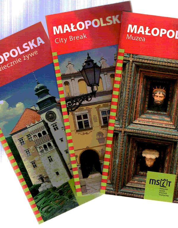 MAŁOPOLSKA 3 x  BROSZURY piękne zdjęcia