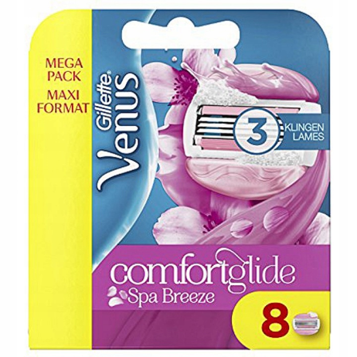 GILLETTE VENUS COMFORT GLIDE SPA BREEZE 8 SZTUK