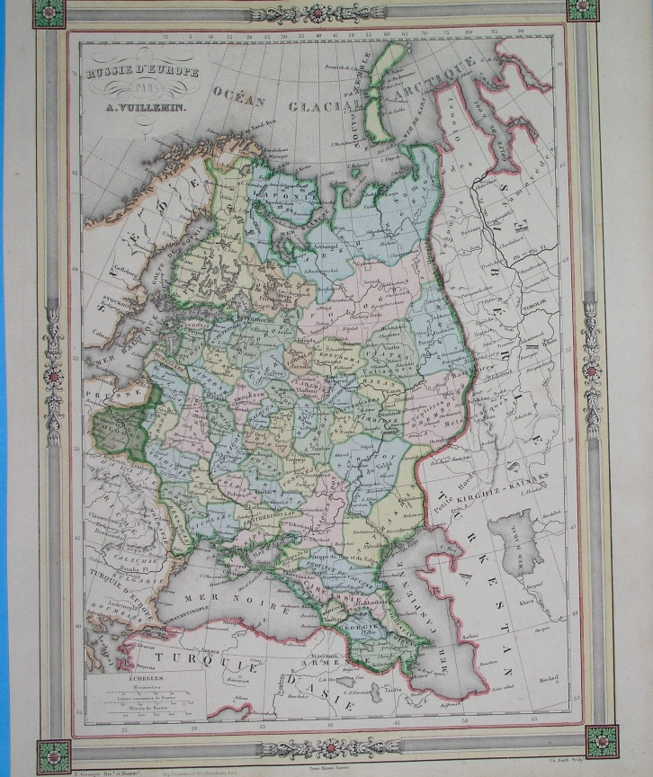 1848 oryginał MAPA POLSKA UKRAINA Rosja WARSZAWA Kielce Radom Lublin Łódź