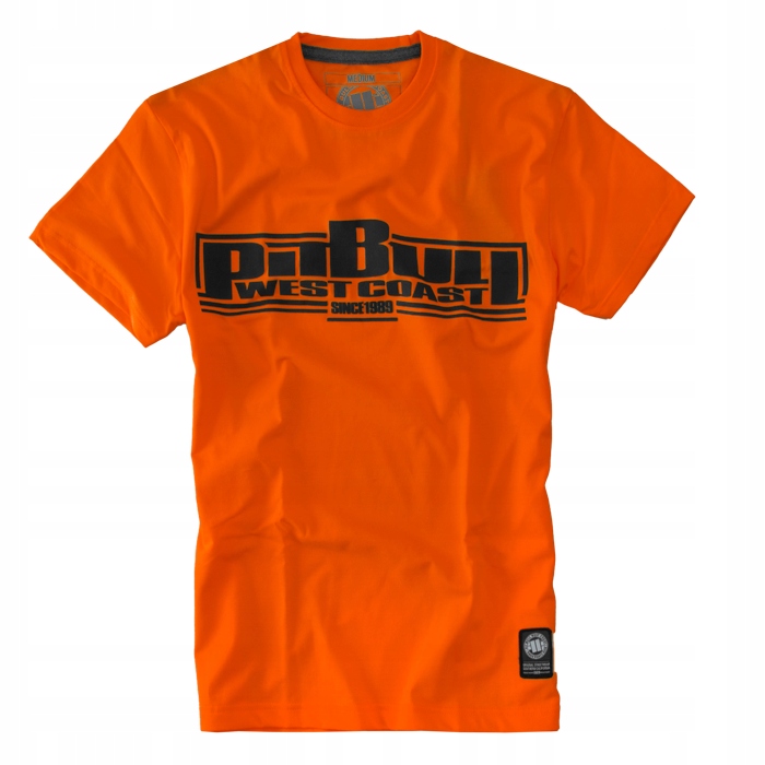 Pit Bull Koszulka BOXING LOGO Orange Rozm.L