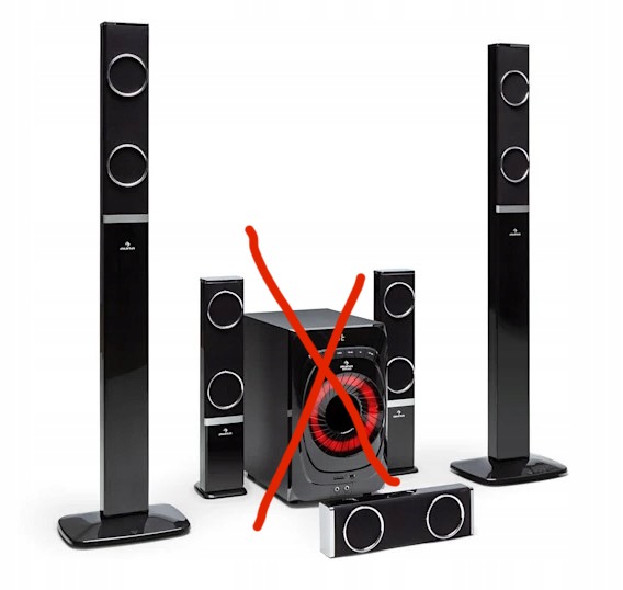 Kino domowe system głośników Auna Areal 825,