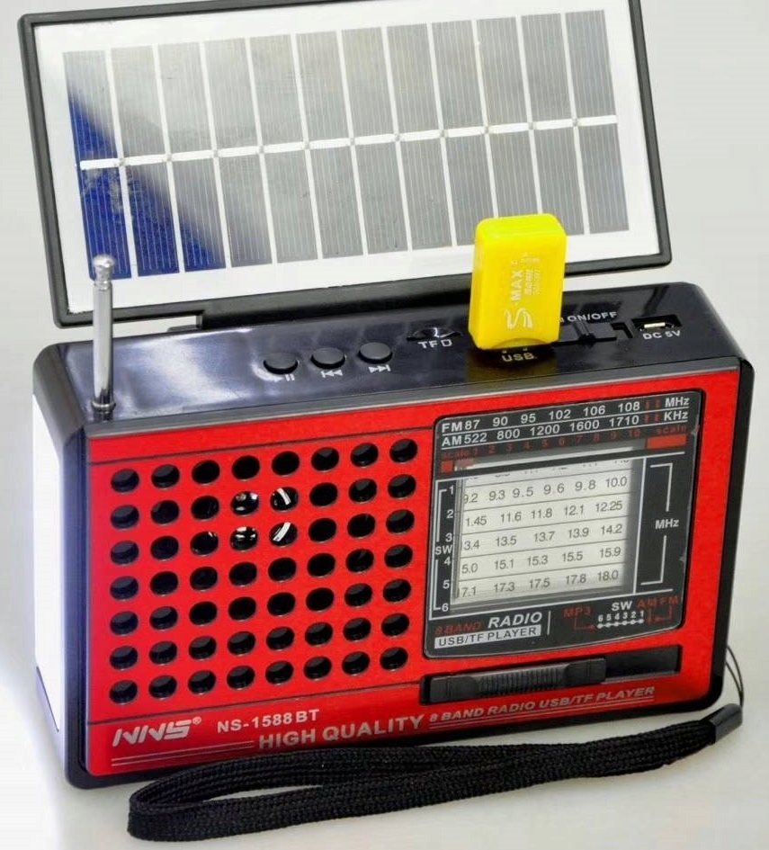 Купить Портативное солнечное радио читает SD-карты, USB и фонарик.: отзывы, фото, характеристики в интерне-магазине Aredi.ru