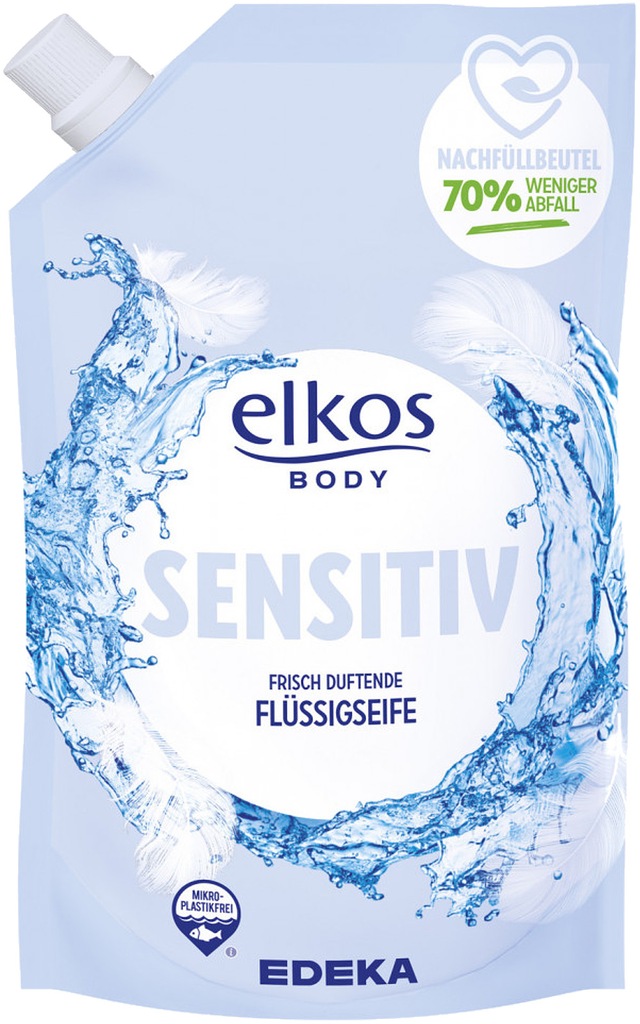 Elkos Body Sensitiv Mydło w płynie zapas 750ml