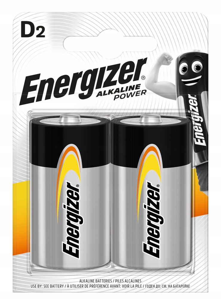 Bateria alkaliczna Energizer D (R20) 2 szt.
