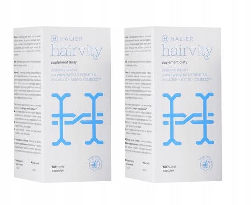 Halier Hairvity Tabletki na wypadanie włosów 2x60