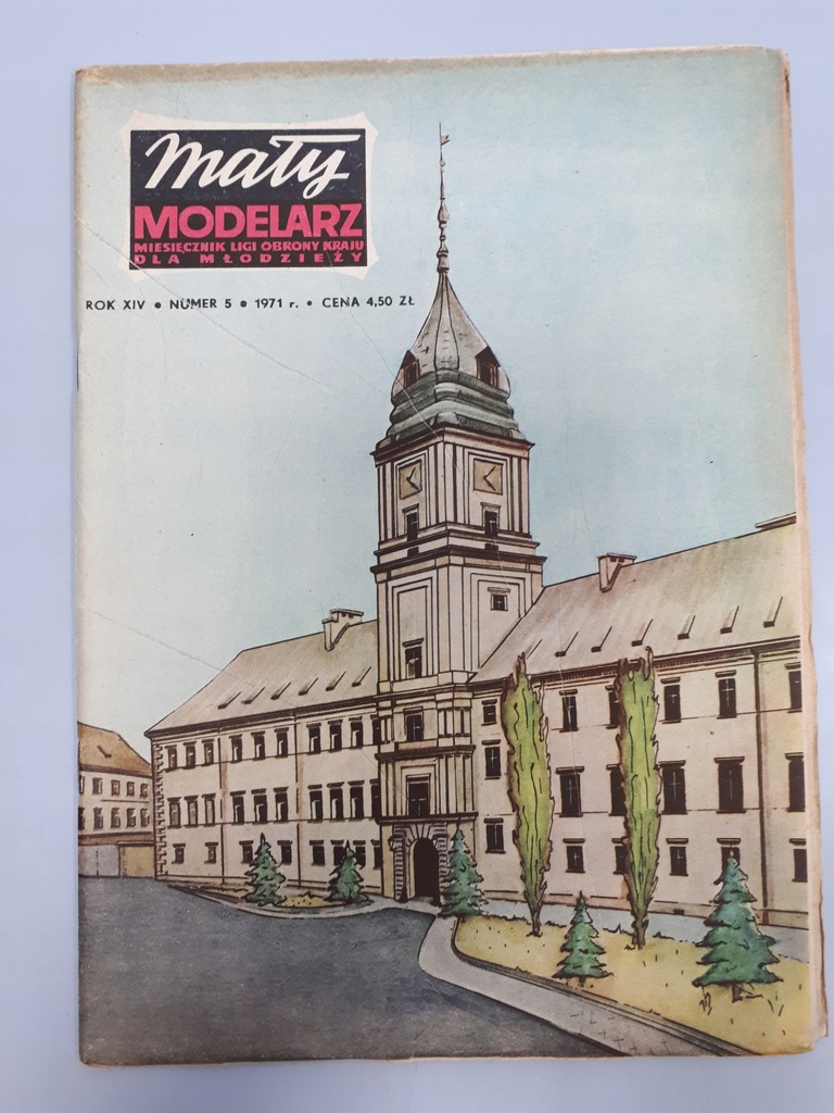 Mały Modelarz 5/1971 Zamek Królewski w Warszawie