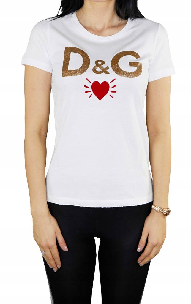 2 KOSZULKA D&G DOLCE&GABBANA LOGO L 40