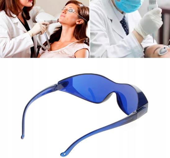 OKULARY OCHRONNE DO DEPILACJI LASEROWEJ LASERA IPL 7927092480