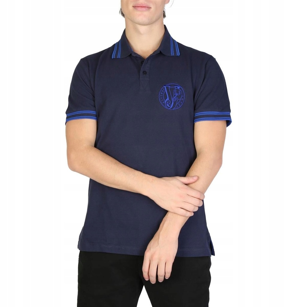 Versace Jeans męska koszulka polo niebieski 54