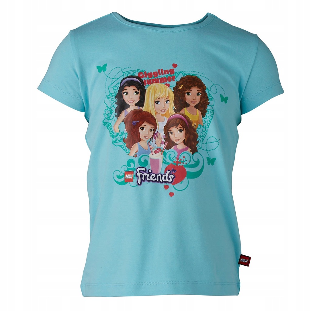 T-Shirt LEGO Friends TASJA 503 zielony r.122