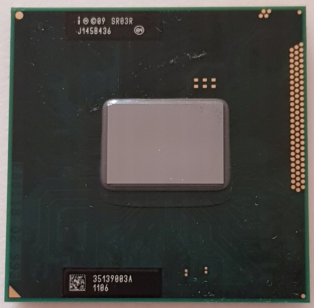 Procesor Intel Core i7-2640M SR03R 2.80GHz PPGA988