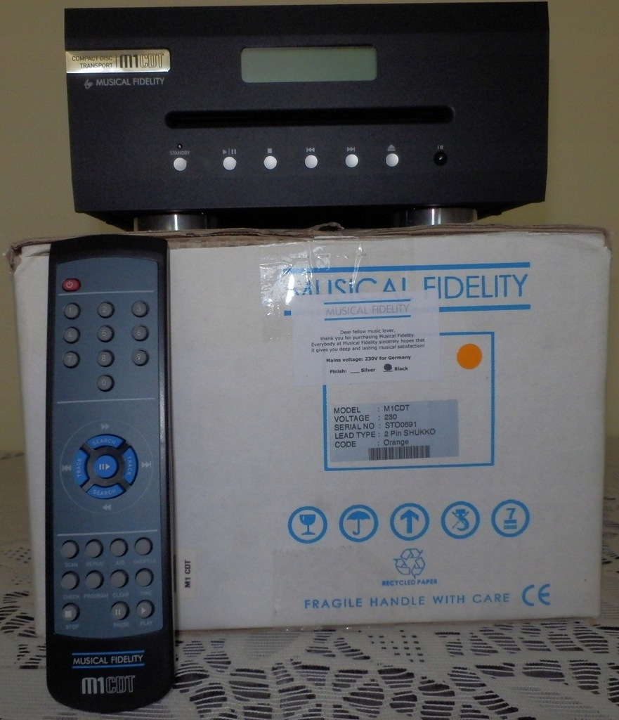 Musical Fidelity M1 CDT ( transport CD )