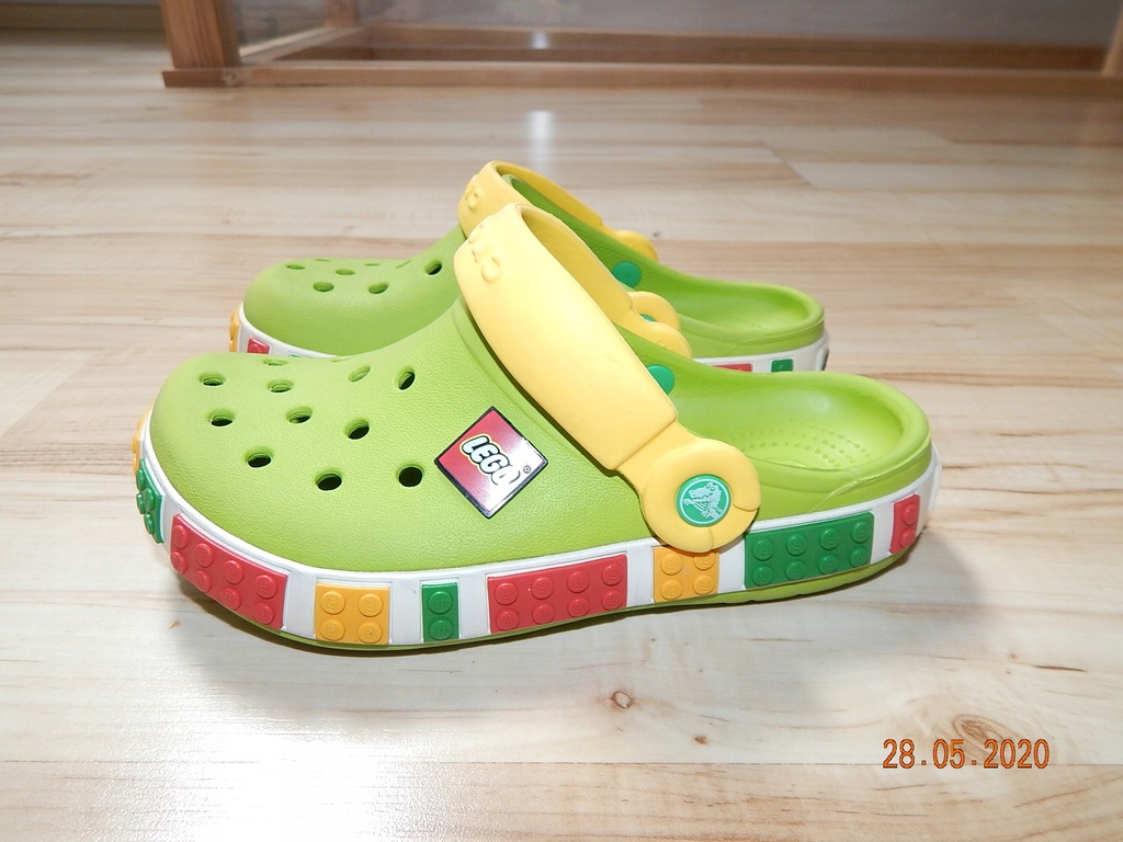 KLAPKI CROCS LEGO ROZM 29 18,5 CM