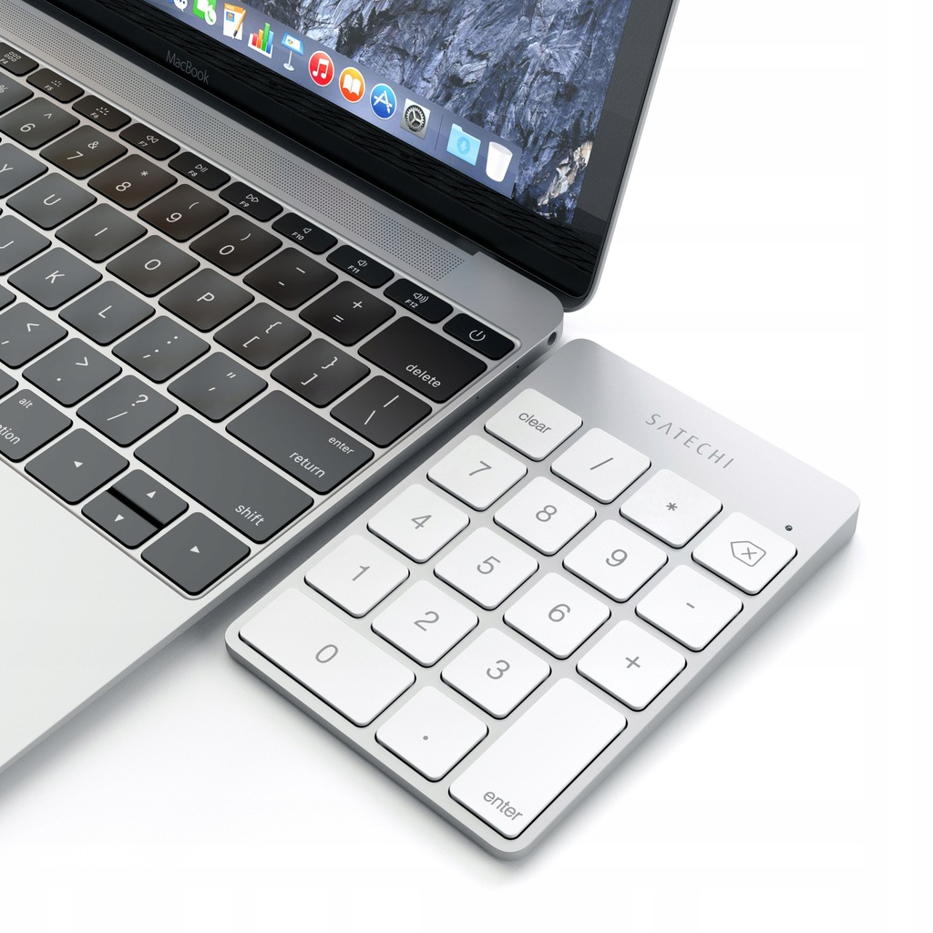 SATECHI Klawiatura bluetooth srebrn Apple MacBook