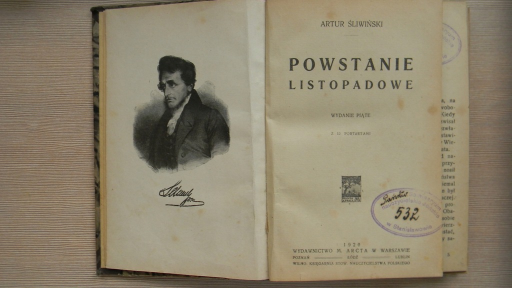 Powstanie listopadowe - Śliwiński Artur - 1920