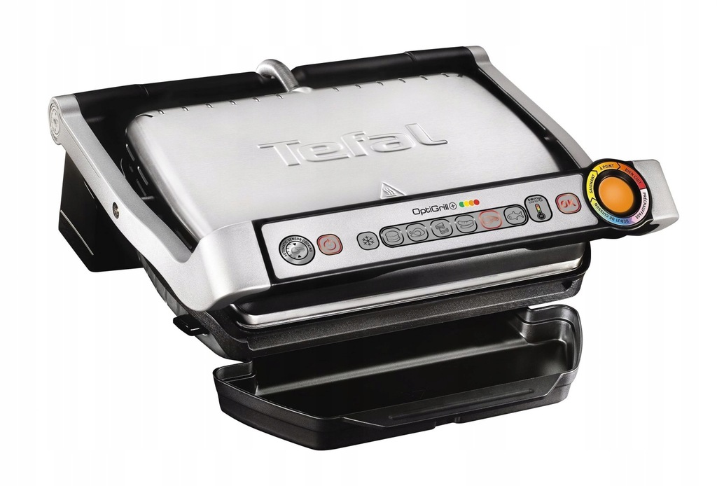 Grill Tefal GC712D ( składany ; 2000W ; kolor sreb