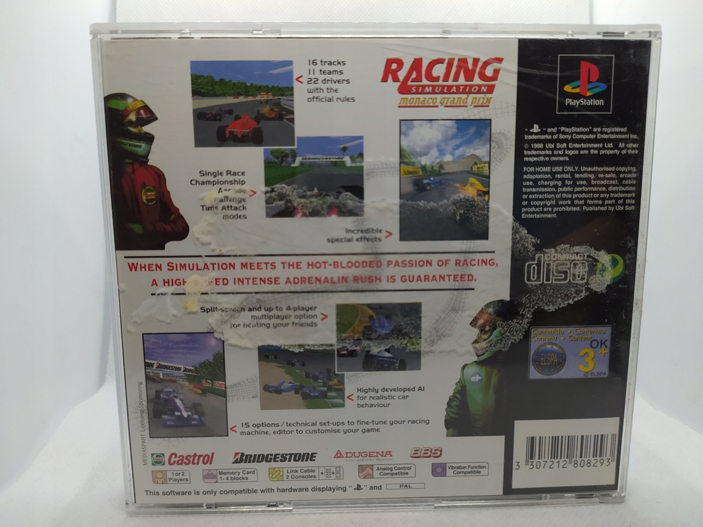 Купить Гоночный симулятор Гран-при Монако PS1 PSX: отзывы, фото и ...