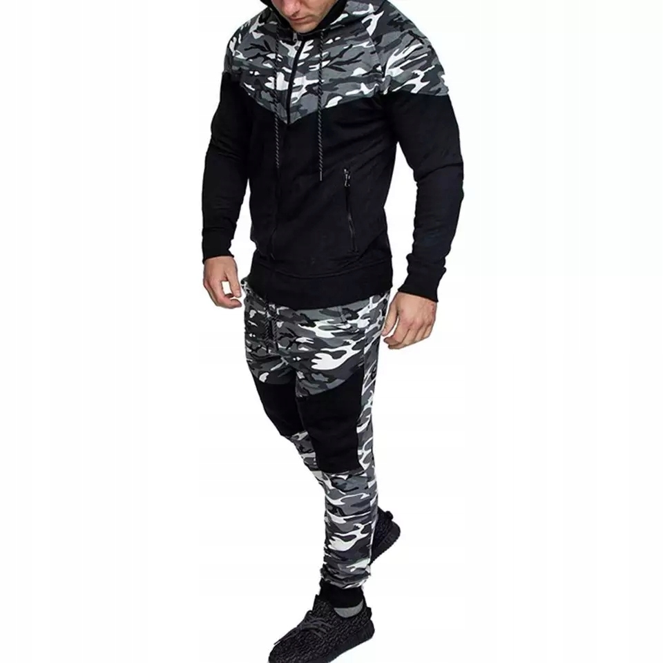 MODNY DRES MĘSKI MILITARNY KOMPLET WZÓR MORO 2XL