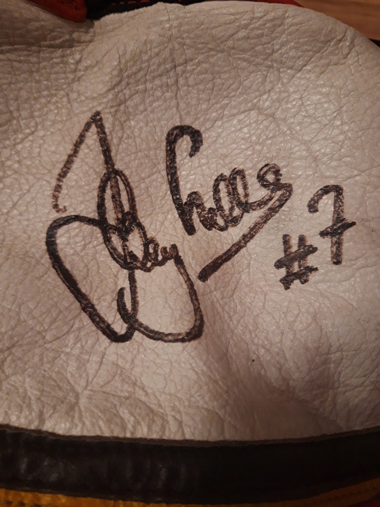 Autograf Barry Sheene MBE kombi kolekcjonerski