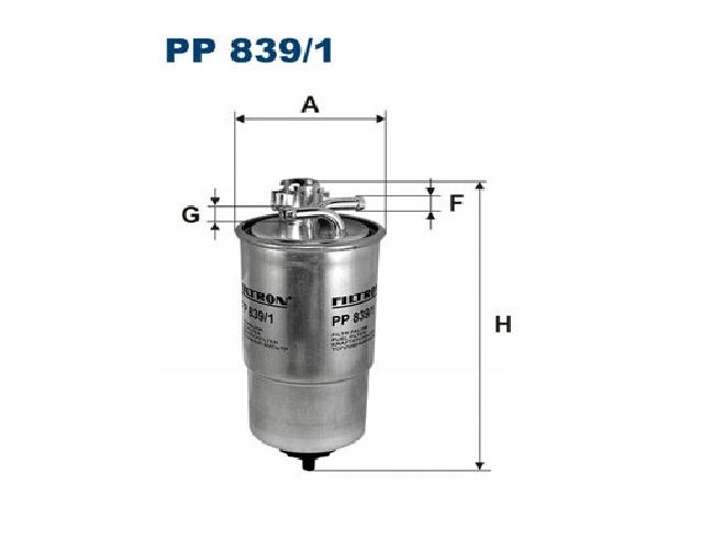 Filtr Paliwa FILTRON A3 8L A4 B6 B7 A6 C5