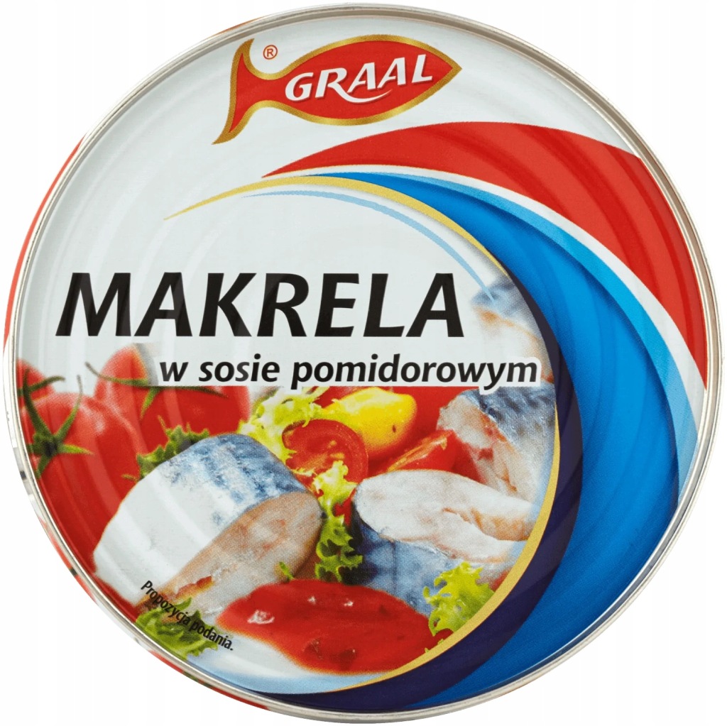 MAKRELA w sosie pomidorowym GRAAL w puszce 300 G