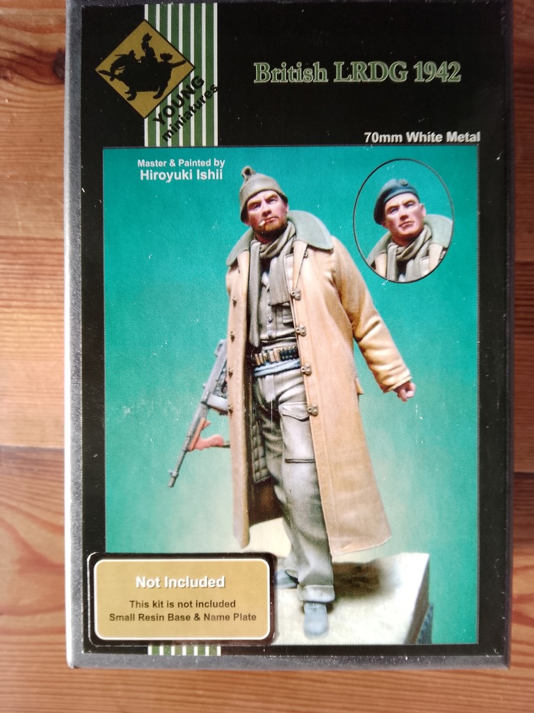 70mm Young Miniatures British LRDG żywica