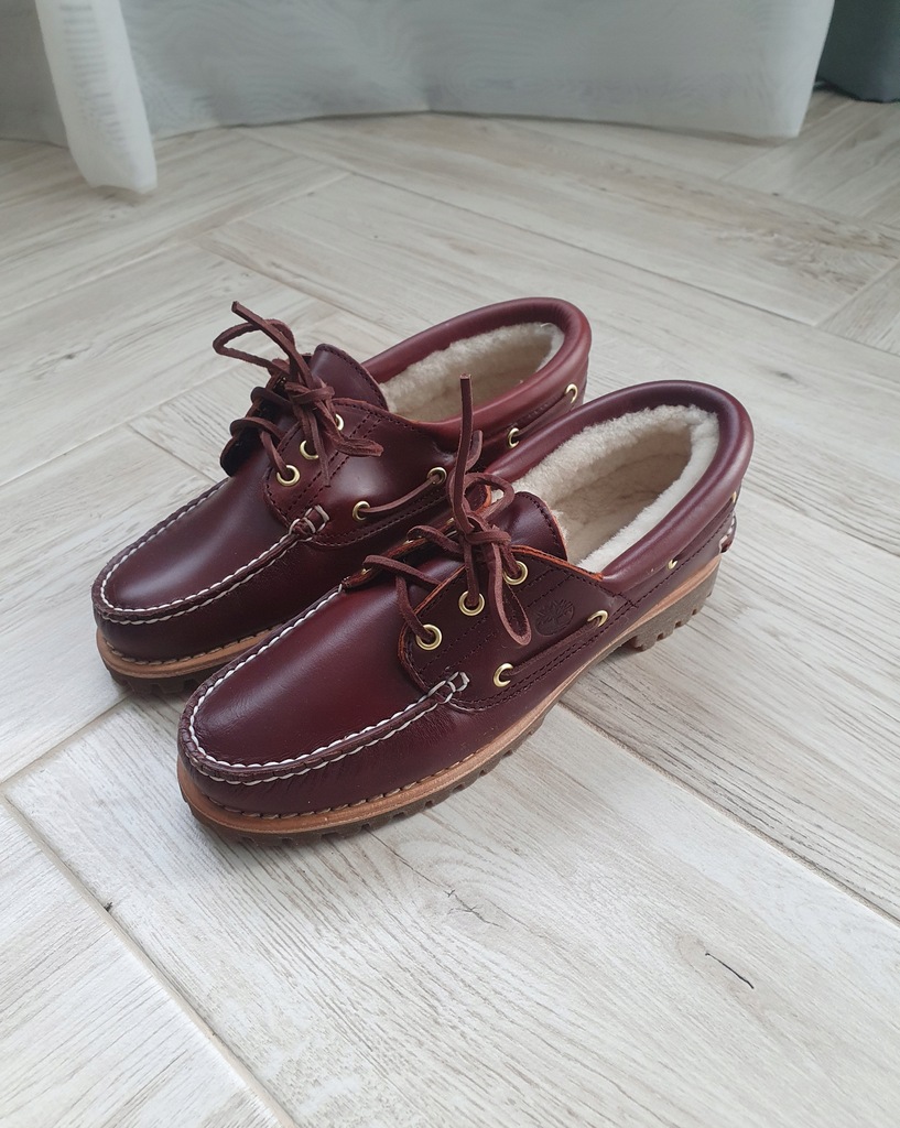 Timberland 3-eye noreen ocieplane oxford mokasyny