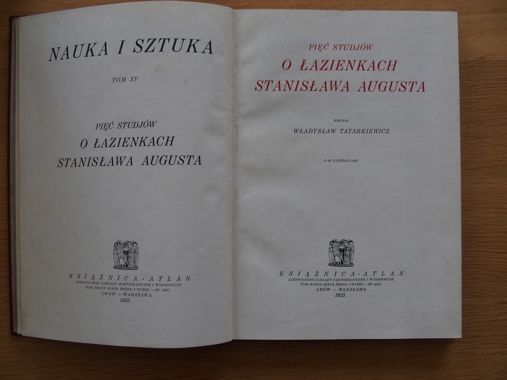 PIĘĆ STUDJÓW O ŁAZIENKACH STANISŁAWA AUGUSTA