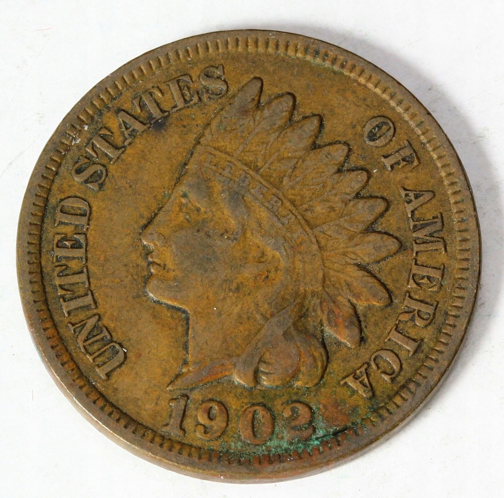 USA 1 Cent Indianin 1902r.