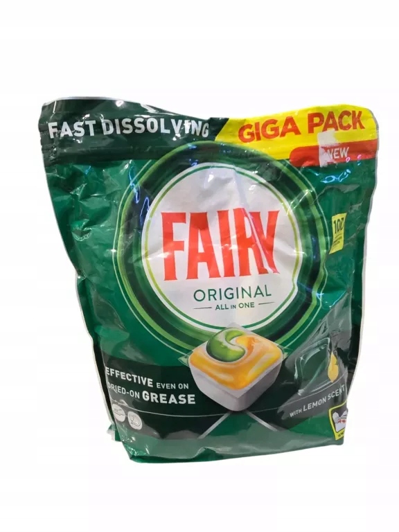 TABLETKI DO ZMYWARKI FAIRY ORIGINAL ALLINONE LEMON 100SZT [241016008]