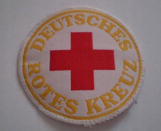 naszywka - Deutsches Rotes Kreuz - Czerwony Krzyż