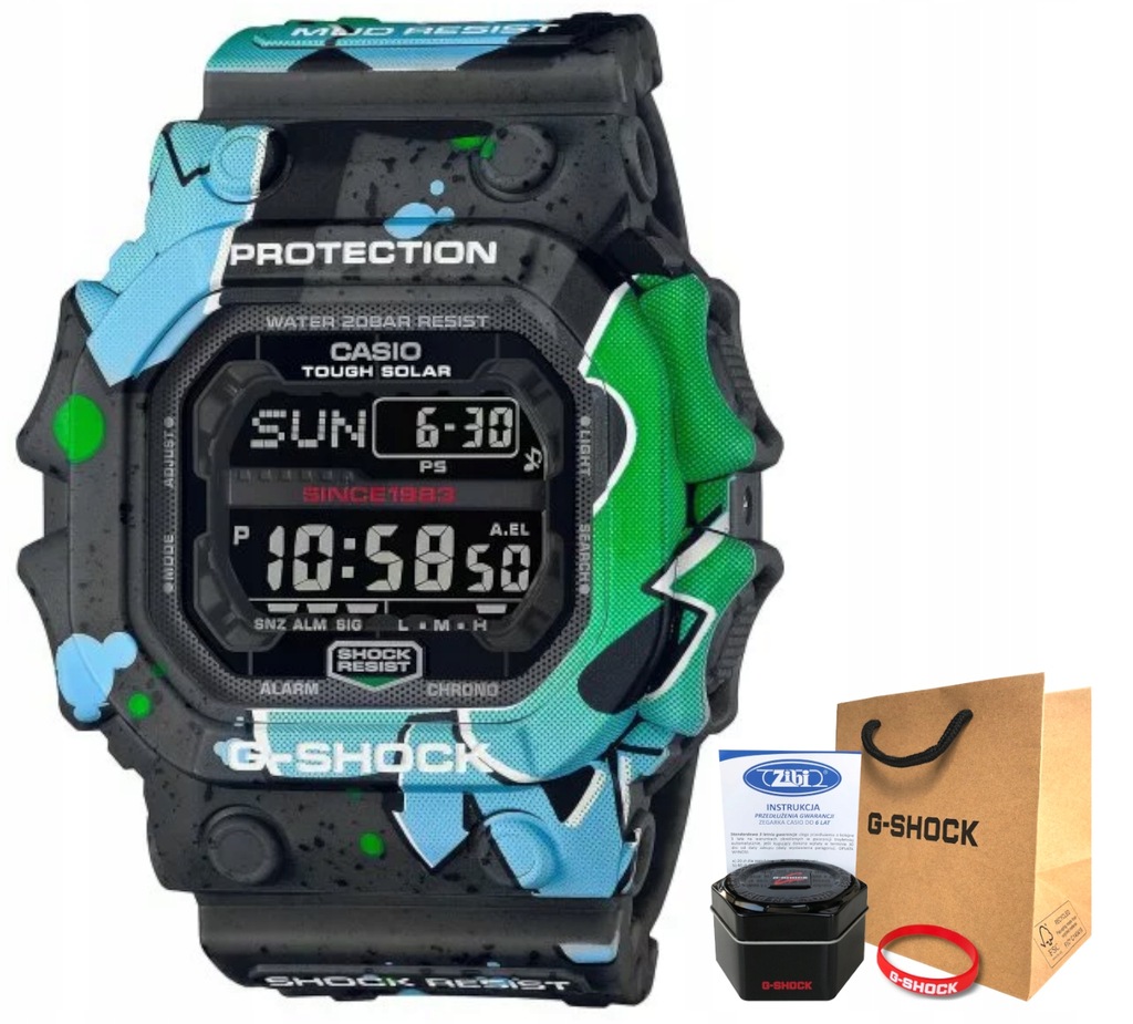 Zegarek Casio G-SHOCK GX-56SS-1ER 20BAR hologram