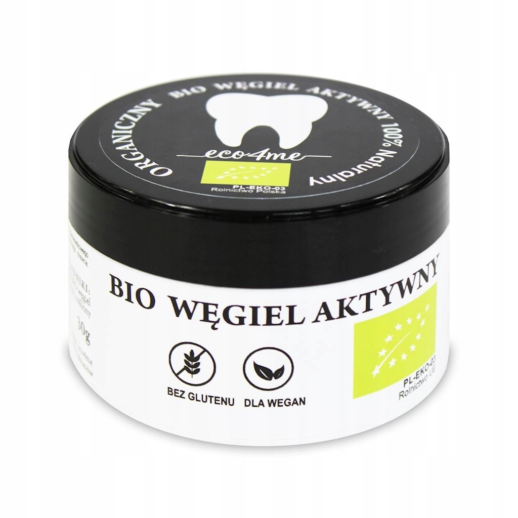 WĘGIEL AKTYWNY PROSZEK BIO 30 g - ECO4ME