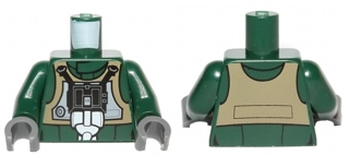 LEGO STAR WARS TORS Rebel Pilot A-wing 973pb1330c01 sw0437