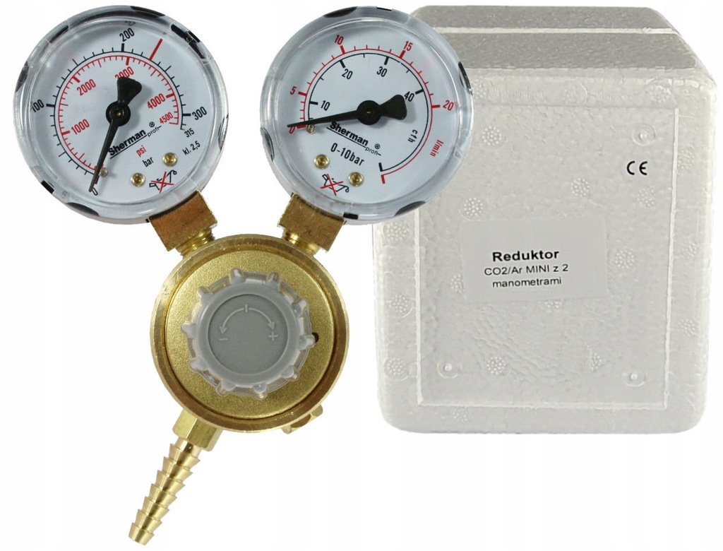 2 x REDUKTOR ARGON/CO2 MINI BADEK
