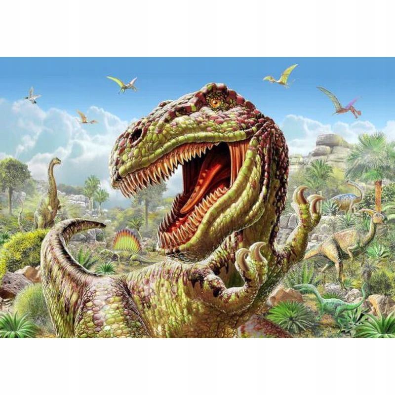 ND17_ZB-141912 Malowanie po numerach Dinozaur