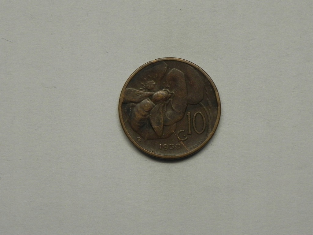 16257/ 10 CENTESIMI 1930 WŁOCHY