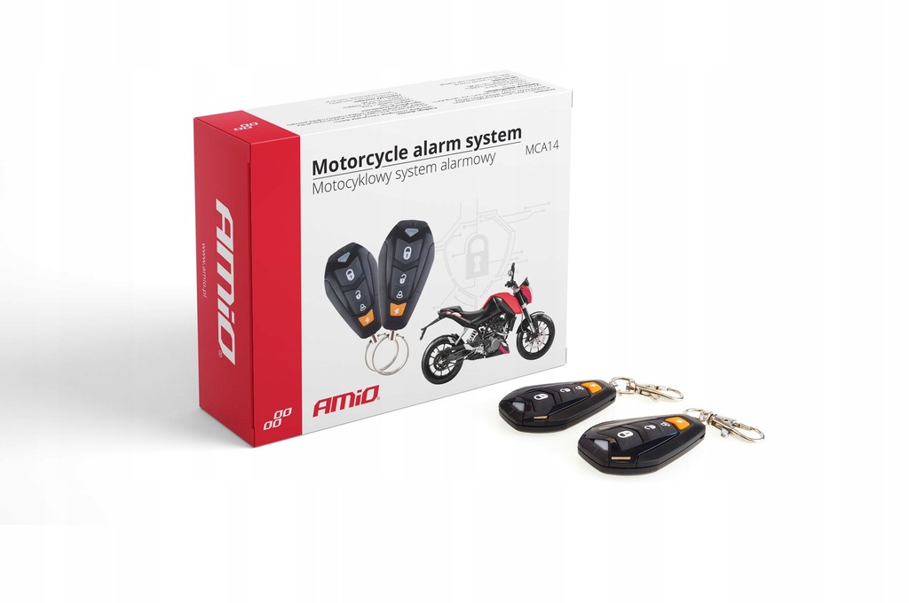 ALARM MOTOCYKLOWY QUADA SKUTERA +2 PILOTY