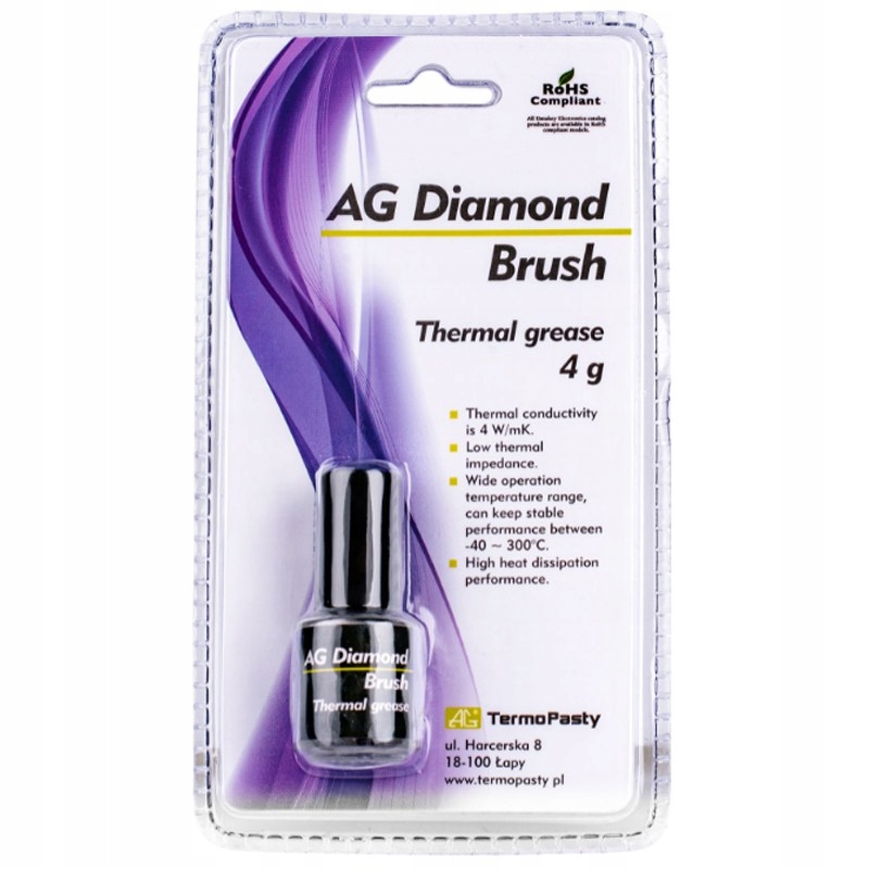 PASTA TERMOPRZEWODZĄCA AG DIAMOND BRUSH 4g.