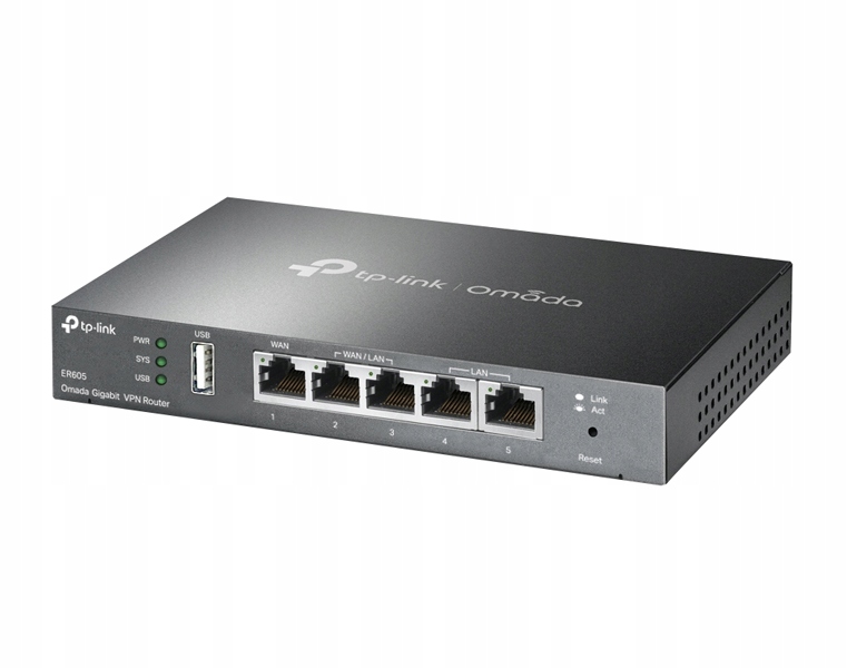 ER605 Gigabitowy router VPN SafeStream, Multi-WAN