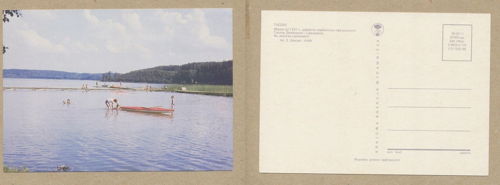 TUCZNO - Jezioro Liptowskie 1988 r.