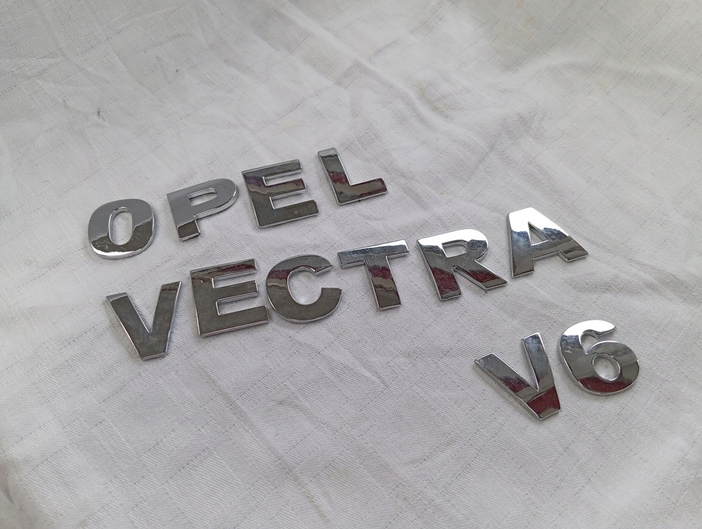 emblemat, litery OPEL VECTRA V6 - zamiennik