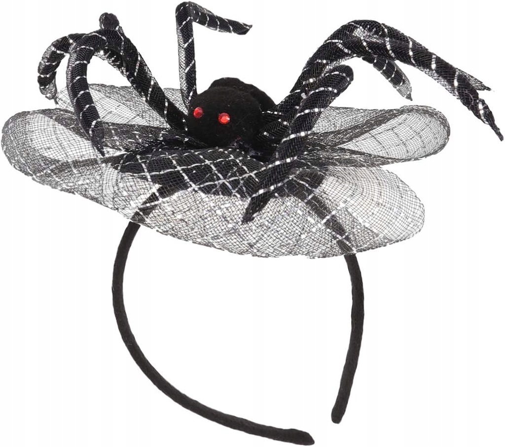 Halloween pająk opaska pająk sieć włosy obręcz