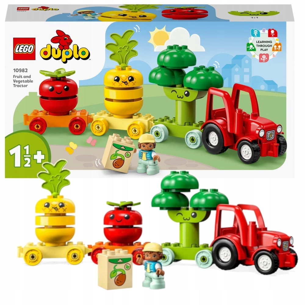 LEGO Duplo 10982 My First Traktor z warzywami i owocami