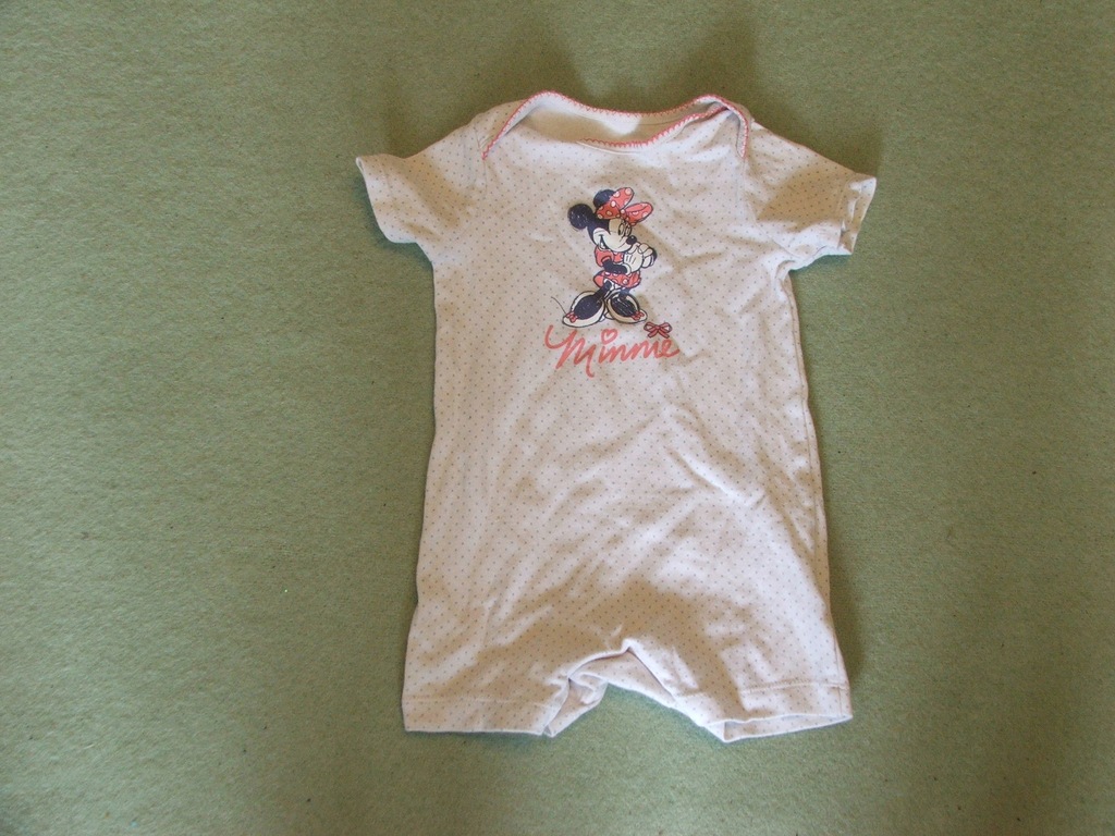 Rampers w kropki z Minnie 6-9m Disney