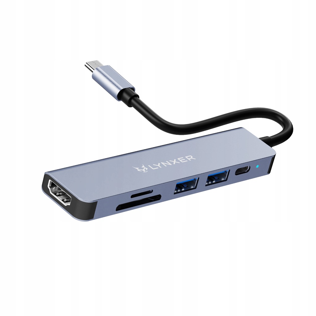 Купить АДАПТЕР-концентратор USB-C 6 в 1 HDMI 4K / USB 3.0 / СЧИТЫВАТЕЛЬ: отзывы, фото, характеристики в интерне-магазине Aredi.ru