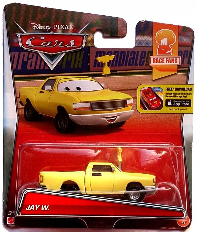 MATTEL CARS AUTA JAY W 1:55 NOWY !!!