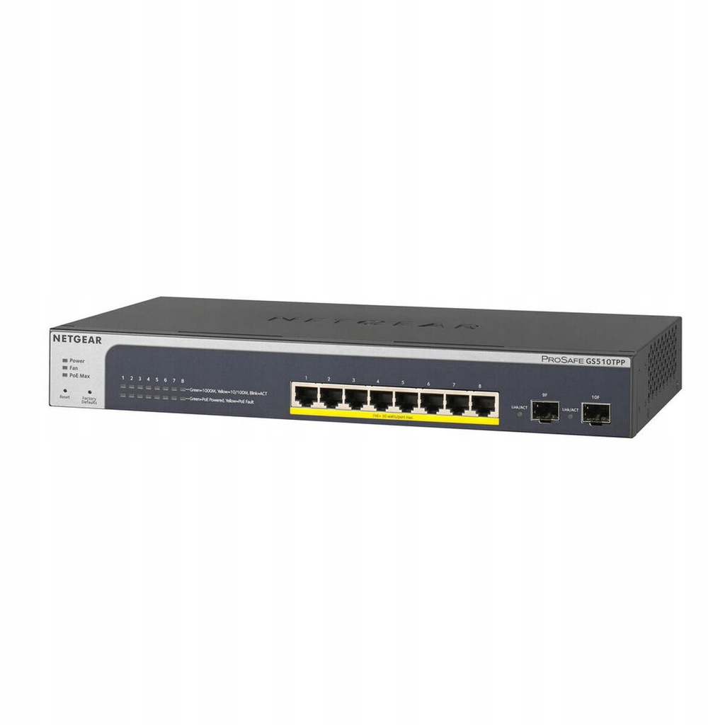 Przełącznik Netgear GS510TPP-100EUS RJ-45 SFP