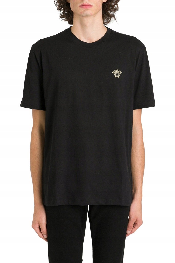 VERSACE MĘŻCZYZN CZARNY T-SHIRTY L INT